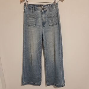 Kut From The Kloth Light Wash Meg High-Rise Wide Leg Blue Jeans